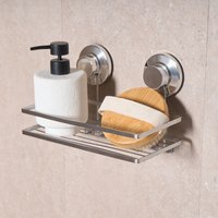 OHS Suction Shower Caddy - Silver