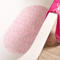 OHS PVC Non Slip Bath Mat - Pink