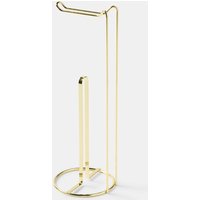OHS Freestanding Toilet Roll Holder - Gold