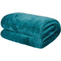 OHS Supersoft Throw, Turquoise - 120 x 150cm