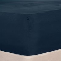 Online Home Shop Get 25% Off Navy OHS Microfibre Deep Fitted Sheet Single Size