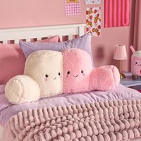 OHS Cotton & Candy The Marshmallow Cuddle Cushion - Pink/White