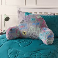OHS Kids Gaming Fleece Cuddle Cushion - Grey