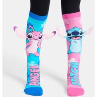 OHS Kids Novelty Stitch Over the Knee Socks - Blue/Pink