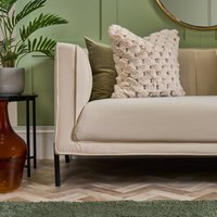 OHS Jumbo Waffle Fur Cushion Covers, Natural - 45 x 45cm
