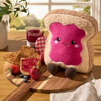 OHS Rosie The Jam Toast Cushion - Hot Pink/Natural