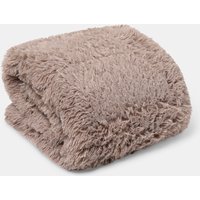 OHS Fluffy Faux Fur Weighted Blanket, Natural - 6kg