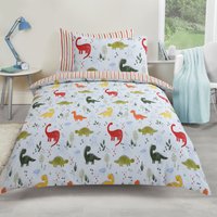 OHS Dino World Kids Duvet Set, Multi - Single
