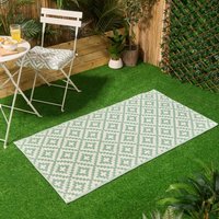 OHS Outdoor Geometric Rug, 120cm x 170cm - Sage