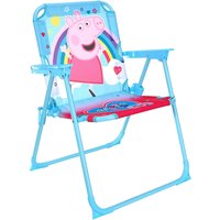 Kids Folding Peppa Pig Camping Chair - Blue