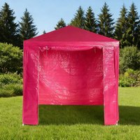 OHS Small Water Resistant Gazebo With Sides - Hot Pink