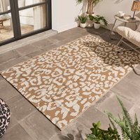 Online Home Shop Online Home Store Deal Enjoy 53% Off OHS Leopard Print Outdoor Rug Beige 160 x 230cm