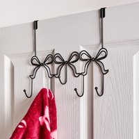 OHS Bow Metal Over Door Hook - Black