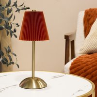 OHS Rechargeable Table Lamp - Rust