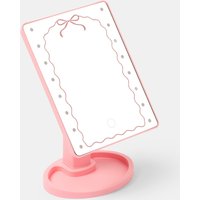 OHS LED Bow Vanity Mirror - Pink