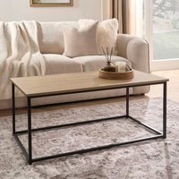 OHS Manhattan Rectangle Coffee Table - Natural Wood