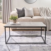 OHS Manhattan Rectangle Coffee Table - Concrete Effect