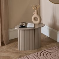 OHS Madison Ribbed Side Table - Natural