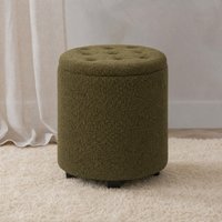 OHS Boucle Ottoman - Woodland Green