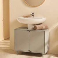 OHS Curved Look Undersink Unit - Natural
