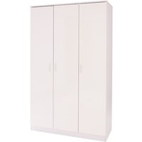 Ottawa 3 Door Wardrobe - White
