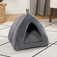 OHS Small Pet Igloo Bed - Grey