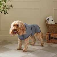 OHS Hooded Dog Towel, Charcoal - Large