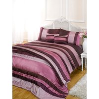 Quilted Aubergine Throw Blanket 150x200cm