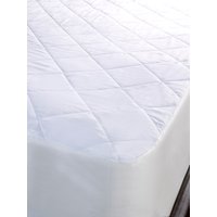Quilted Anti-Allergy King Size Mattress Protector - White