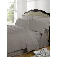 OHS 100% Egyptian Cotton Plain Dye Valance Sheet - Super King