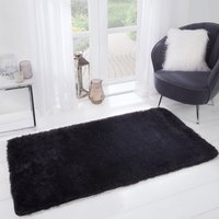 OHS Fluffy Rug, Charcoal - 80 x 150cm