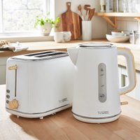 Tower Scandi Rapid Boil Kettle & 2-Slice Toaster Bundle - White