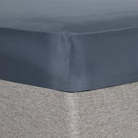 Online Home Shop Get 19% Off OHS Plain Fitted Bed Sheet in Denim Blue Double Size