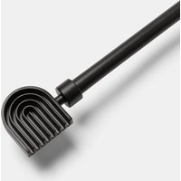 OHS 28mm Extendable Arches Curtain Pole, Black - 120-220cm