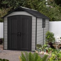 Keter Premier 7.5 X 9 Grey Outdoor Apex Garden Storage Shed Keter UK