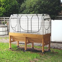VegTrug Medium Greenhouse Frame and Multi Cover Set Transparent