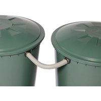 Water Butt Linking Kit Connection Set In Grey (Garantia Flex-Comfort) Graf