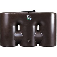 700L TRIPLO Polytank Water Tank - Oak Brown