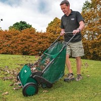 Draper Tools Garden Leaf Sweeper Green