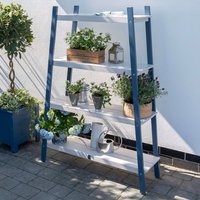 Florenity Galaxy Plant Shelf - Grey/Blue Norfolk Leisure