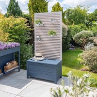 Florenity Galaxy Storage Bench Blue Norfolk Leisure
