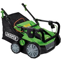 Draper Tools 230V 2-in-1 Lawn Aerator and Scarifier, 380mm, 1800W