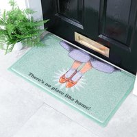 Recycled PVC Dorothy No Place Like Home Doormat (70 x 40cm) Green Artsy Mats