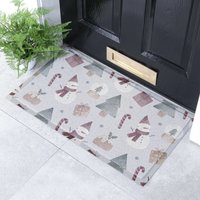 Recycled PVC Snowman Doormat Christmas Doormat – 70x40cm Artsy Mats
