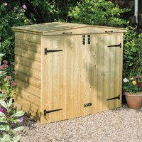 Double Bin Store - Bin Storage Shed Rowlinson