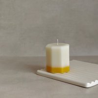 Recycled Wax Ginger & Lime Octagon Candle 100% Recycled Wax The Recycled Candle Company