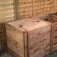 Single Lid To Fit 400, 800 & 1150 Litre Blackdown Wooden Composters Brown