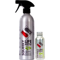 Squeeky Cleaners Vegan Organic Limescale Remover - Refillable Bottle & Concentrate White