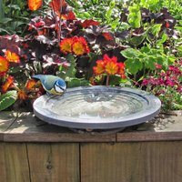 Aristotle Oasis Wildlife Bird Bath Grey Wildlife World