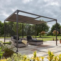 Florence Garden Canopy 4×3 In Grey Rowlinson